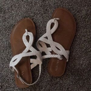 Merona Braided Gladiator Sandals White